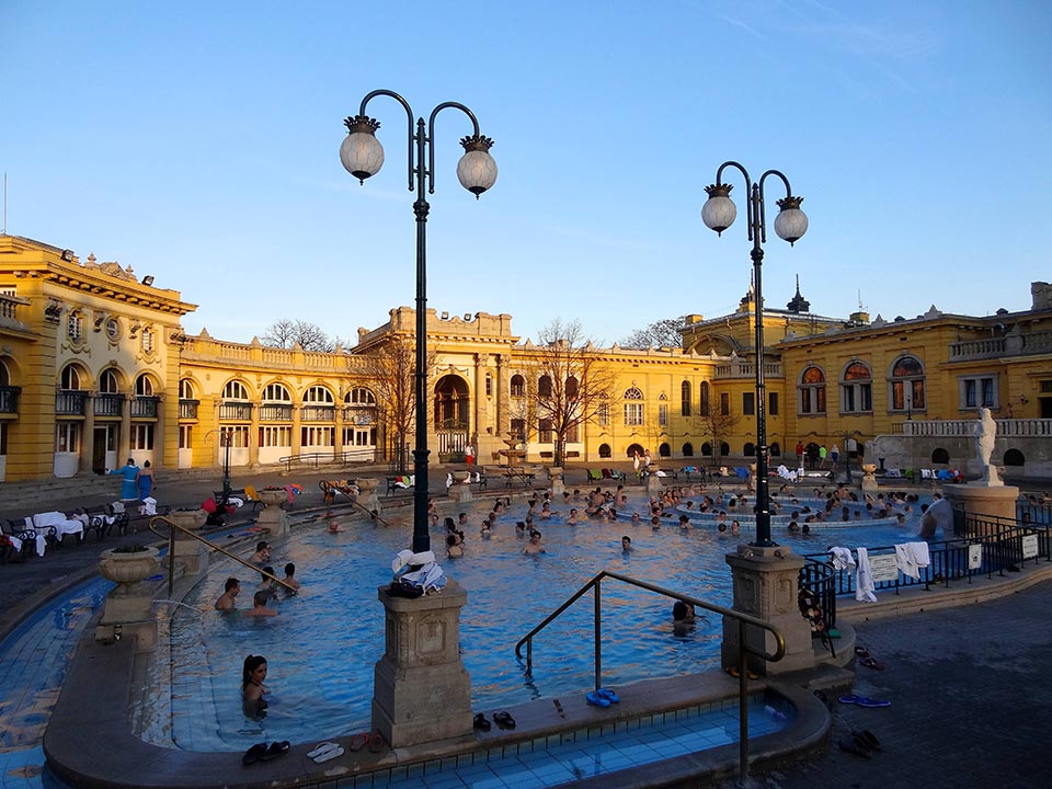 Weekend à Budapest bains