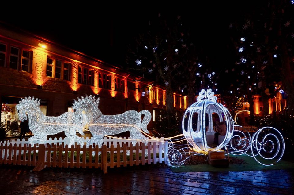 Lumières de Noël à Montbeliard