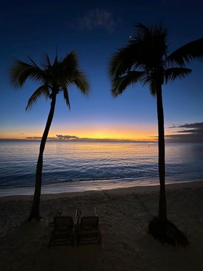 coucher soleil trou aux biches