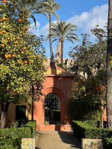 alcazar seville en famille