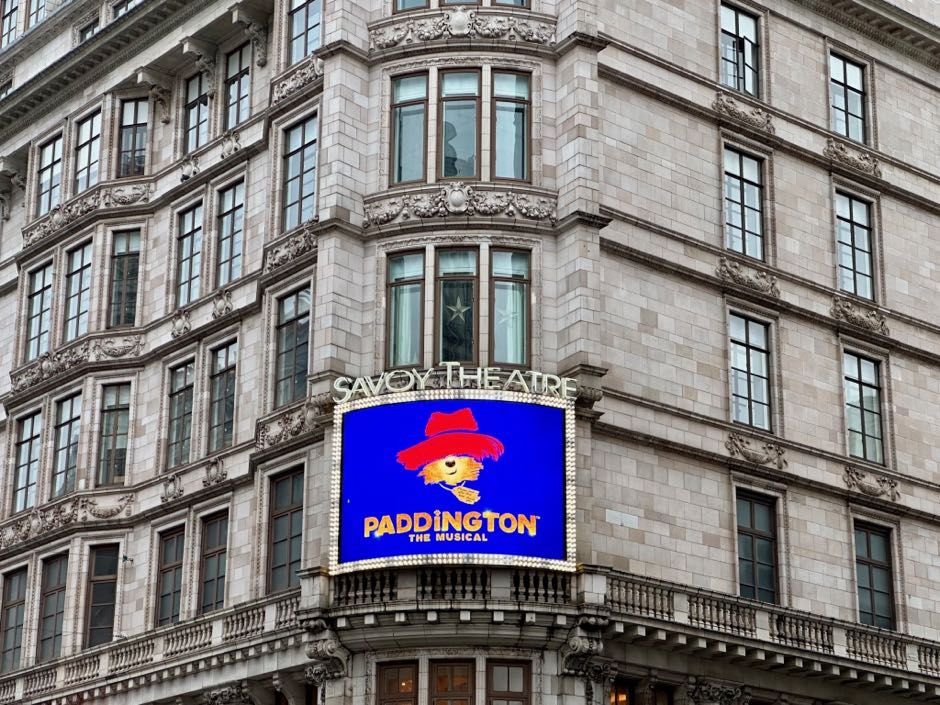 comédie musicale londres Noel