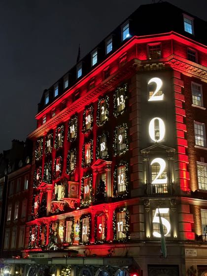 illuminations londres à noel