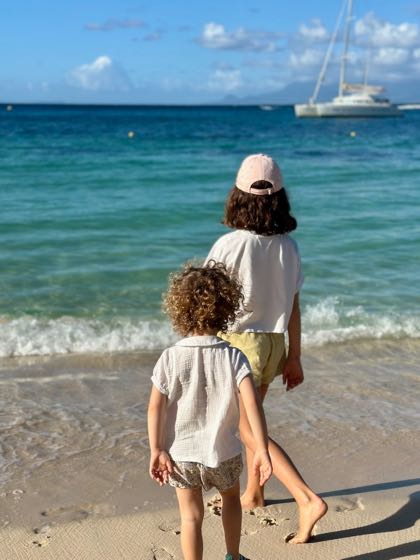 plage bébé guadeloupe