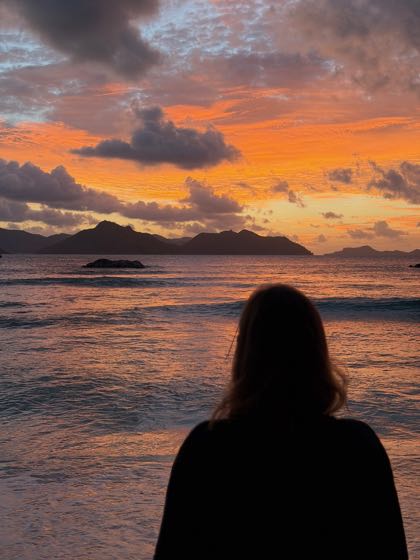 coucher de soleil la digue